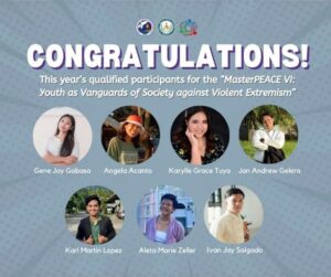 WVSU once again joins OPAPRU’s MasterPEACE with 7 participants!