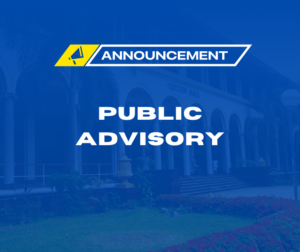 PUBLIC ADVISORY
