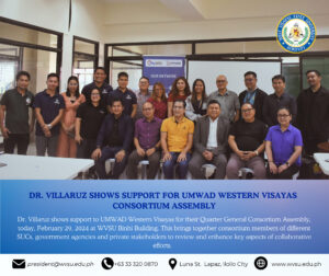 Dr. Villaruz shows support for UMWAD Western Visayas consortium assembly