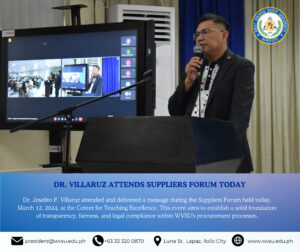 Dr. Villaruz attends Suppliers Forum