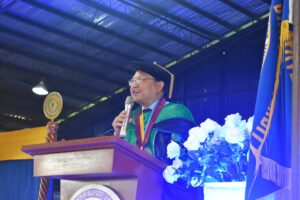 Dr. Villaruz joins WVSU Himamaylan City campus Commencement Exercises