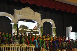 Dr. Villaruz confers MD degrees to WVSU COM graduates