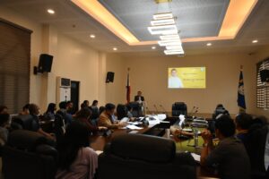 Dr. Villaruz opens the Budget Hearing for FY 2025