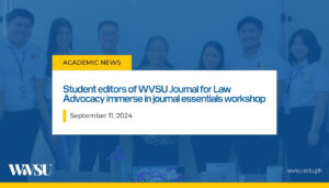Student editors of WVSU Journal for Law Advocacy immerse in journal essentials workshop