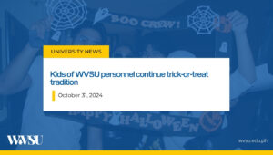 Kids of WVSU personnel continue trick-or-treat tradition