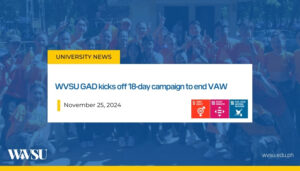 WVSU GAD kicks off 18-day campaign to end VAW