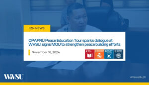 OPAPRU Peace Education Tour sparks dialogue at WVSU; signs MOU to strengthen peace building efforts