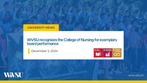 WVSU recognizes the College of Nursing for exemplary board performance