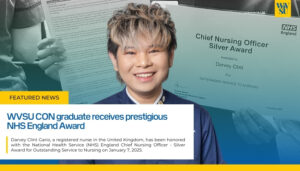 WVSU CON graduate receives prestigious NHS England Award