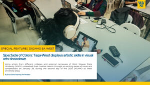 Spectacle of Colors: Taga-West displays artistic skills in visual arts showdown