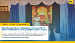 Clash of voices and visions: Taga-West performers channel artistic expressions in 2025 U-Days English Speech Category