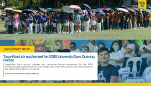 Taga-West stir excitement for 2025 University Days Opening Parade