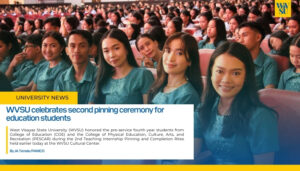 WVSU celebrates second pinning ceremony for education students