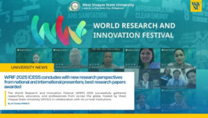 WRIF 2025 ICESS concludes with new research perspectives from national and international presenters; best research papers awarded