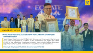 WVSU receives dual EQUATE Awards from CHED for Excellence in Teacher Education