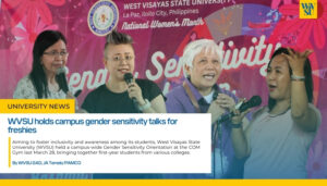 WVSU holds campus gender sensitivity talks for freshies