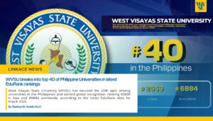 WVSU breaks into top 40 of Philippine Universities in latest EduRank rankings