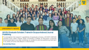 WVSU Graduate Scholars Trained in Scopus-Indexed Journal Publishing