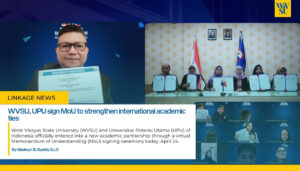 WVSU, UPU sign MoU to strengthen international academic ties