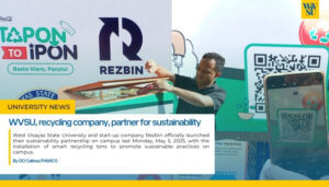 WVSU, recycling company, partner for sustainability