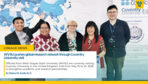 WVSU pushes global research network through Coventry University visit