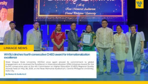 WVSU clinches fourth consecutive CHED award for internationalization excellence