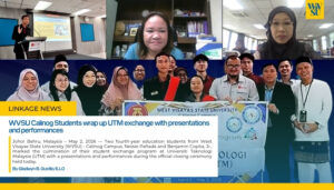 WVSU Calinog Students wrap up UTM exchange with presentations and performances