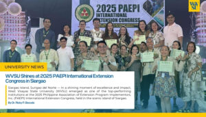 WVSU Shines at 2025 PAEPI International Extension Congress in Siargao