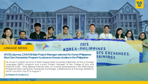 WVSU alumna, CAS-KSI Iloilo Project Manager selected for Korea-Philippines Next Gen Koreanists Program to advance Korean studies in the Philippines