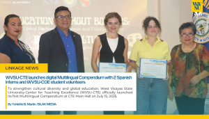 WVSU-CTE launches digital Multilingual Compendium with 2 Spanish interns and WVSU-COE student volunteers