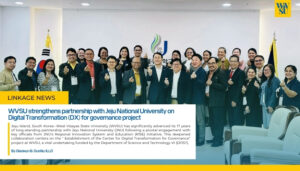 WVSU strengthens partnership with Jeju National University on Digital Transformation (DX) for governance project