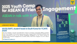 WVSU BAFL student heads to South Korea for YCAFE 2025