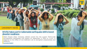 WVSU takes part in nationwide earthquake drill to boost disaster readiness