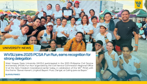 WVSU joins 2025 PCSA Fun Run, earns recognition for strong delegation