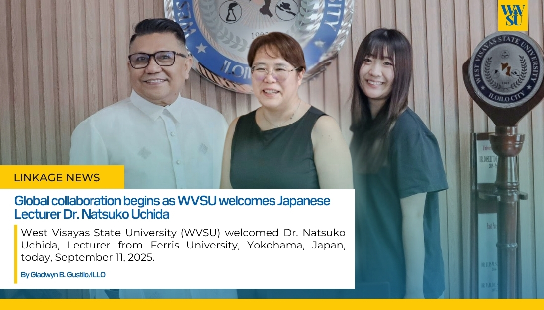 Global collaboration beings as WVSU welcomes Japanese Lecturer Dr. Natsuko Uchida