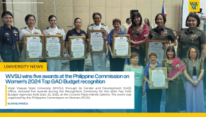 WVSU win five awards at the Philippine Commission on Women’s 2024 Top GAD Budget recognition