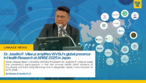 Dr. Joselito F. Villaruz amplifies WVSU’s global presence in Health Research at ARISE 2025 in Japan