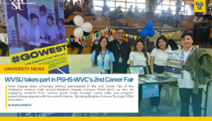 WVSU takes part in PSHS-WVC’s 2nd Career Fair