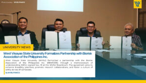 West Visayas State University formalized partnership with Biorisk Association of the Philippines Inc.