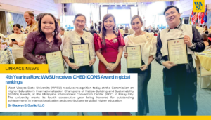 4th Year in a Row: WVSU receives CHED ICONS Award in global rankings