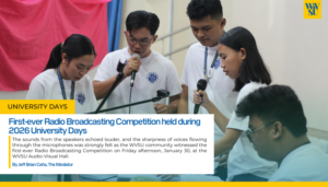 First-ever Radio Broadcasting Competition held during 2026 University Days