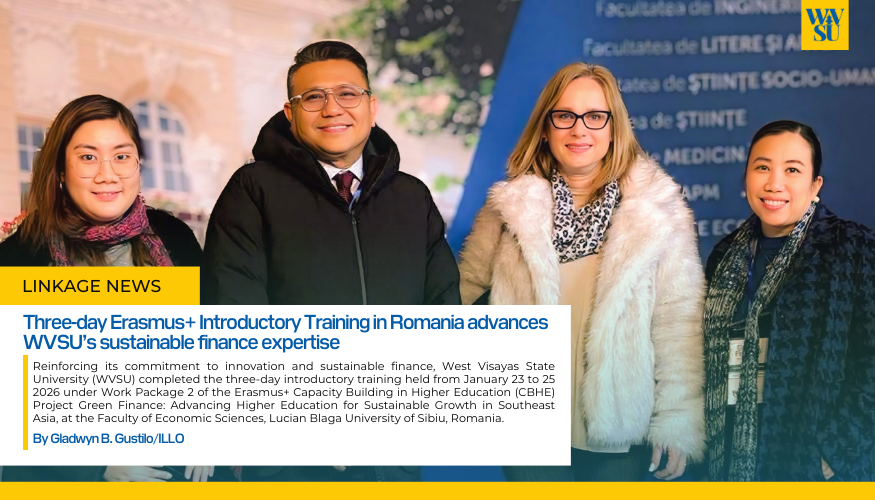 Three-day Erasmus+ Introductory Training In Romania advances WVSU’s sustainable finance expertise