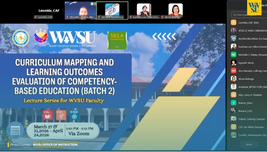 WVSU advances academic excellence through lecture series on Outcome-Based and Competency-Based Education