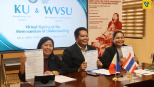 WVSU, Kasetsart University forge partnership to advance agricultural communication